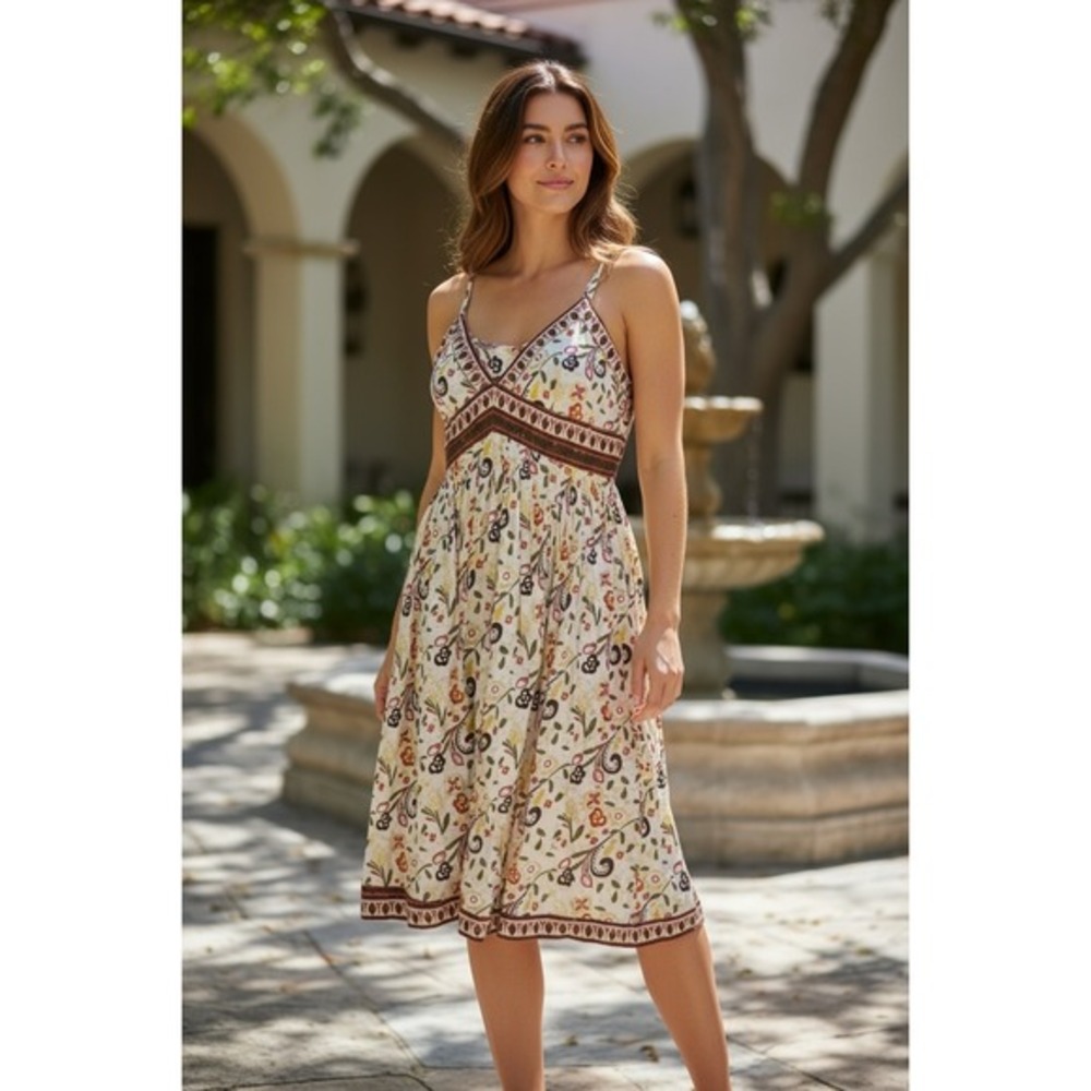Style & Co. Women's Floral Print Sleeveless Sundress Casual Summer Dress‎
